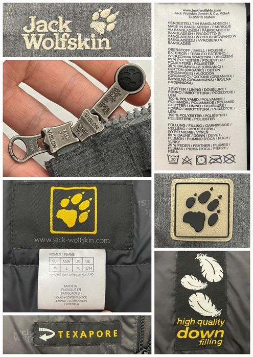 Geaca JACK WOLFSKIN (M dama) TEXAPORE Puf iarna ploaie groasa jacheta