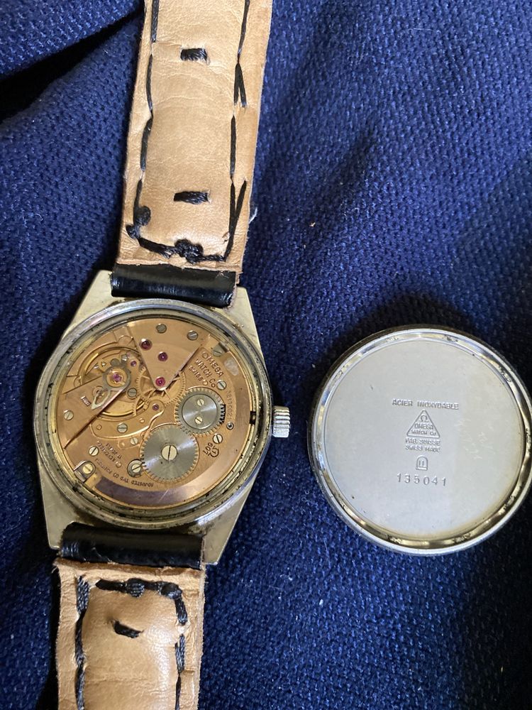 Omega geneve 1955 с естествени диаманти