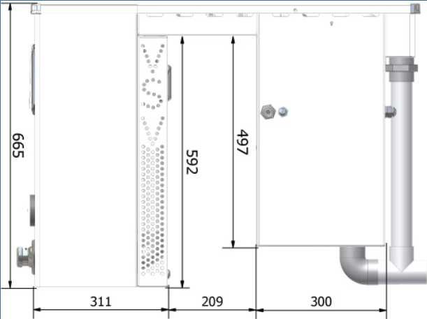 филтър за басейн моноблок с нагревател и подсветка Inox VMB 15 m3/ch