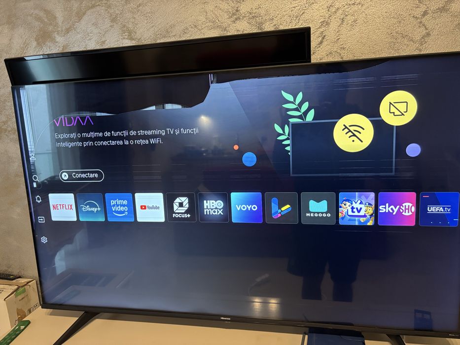 TV Hisense 55” 55A6BG – ecran spart – PERFECT pentru service / piese