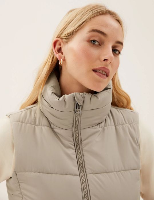 Vesta de dama Mark and Spencer culoare bej nou mărime 38 M