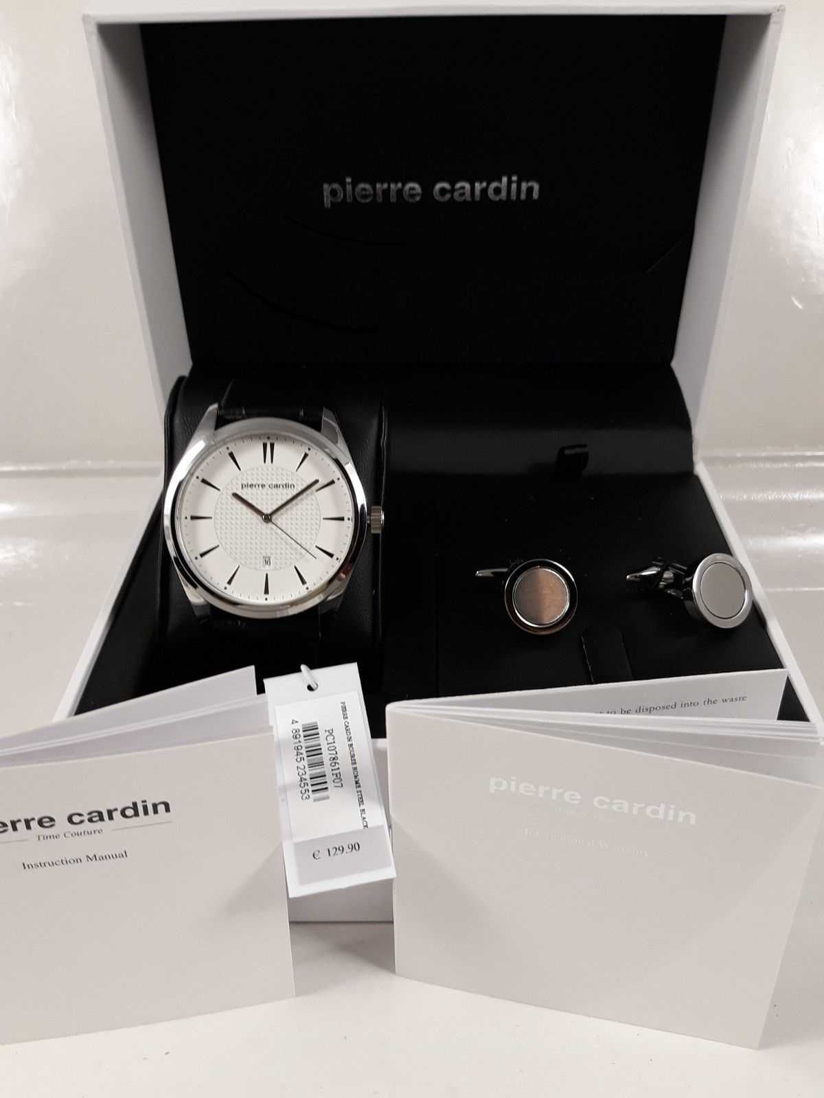 Pierre Cardin Мъжки часовник и копчета за ръкавели! Намаление!