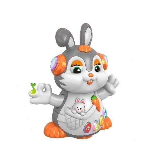 Танцуващо зайче с музика и светлина