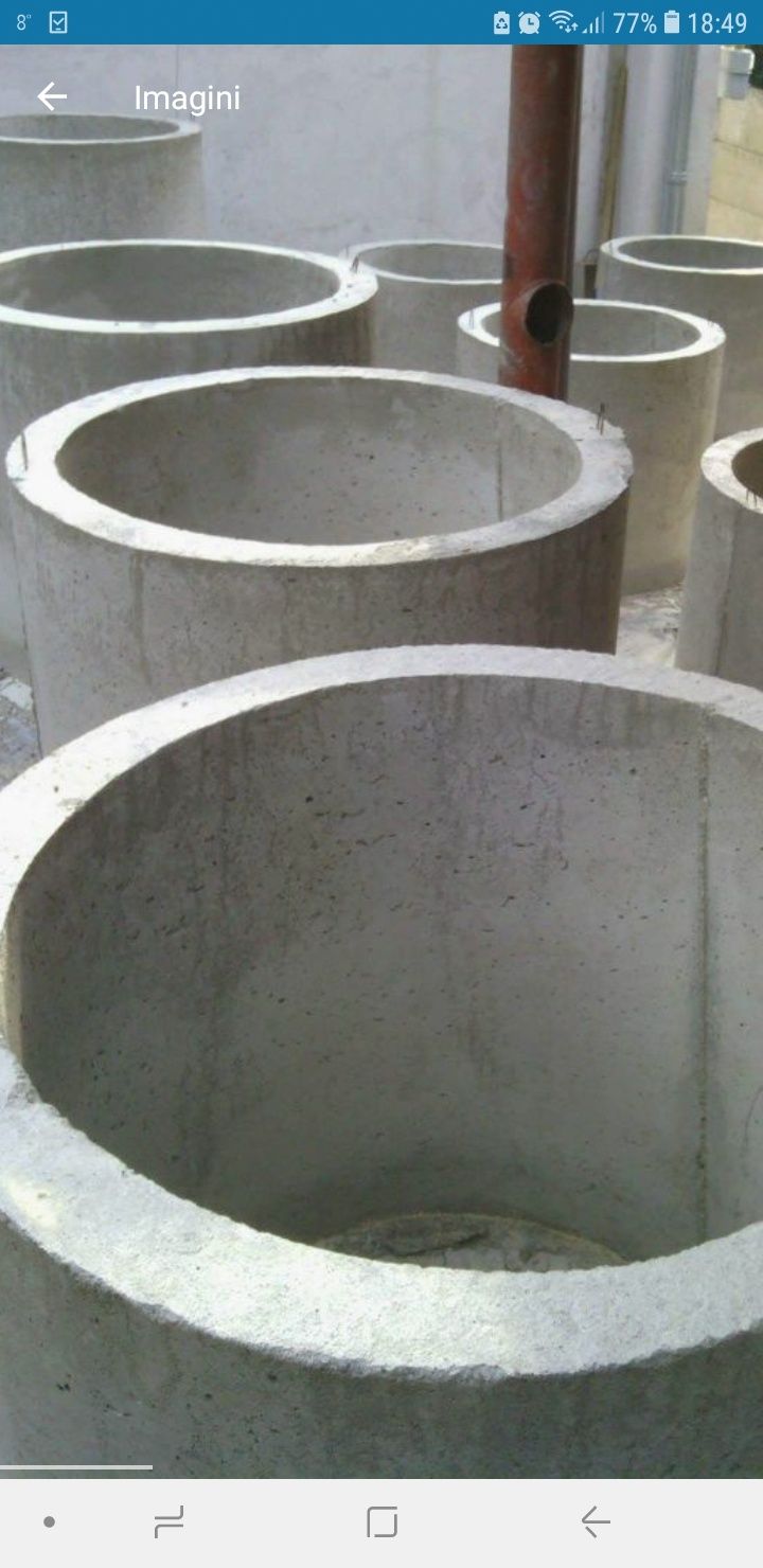 Tuburi din beton pt fantani fose
