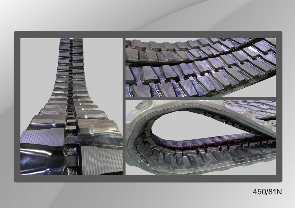 Șenilă  cauciuc  450 x 81 x 78N