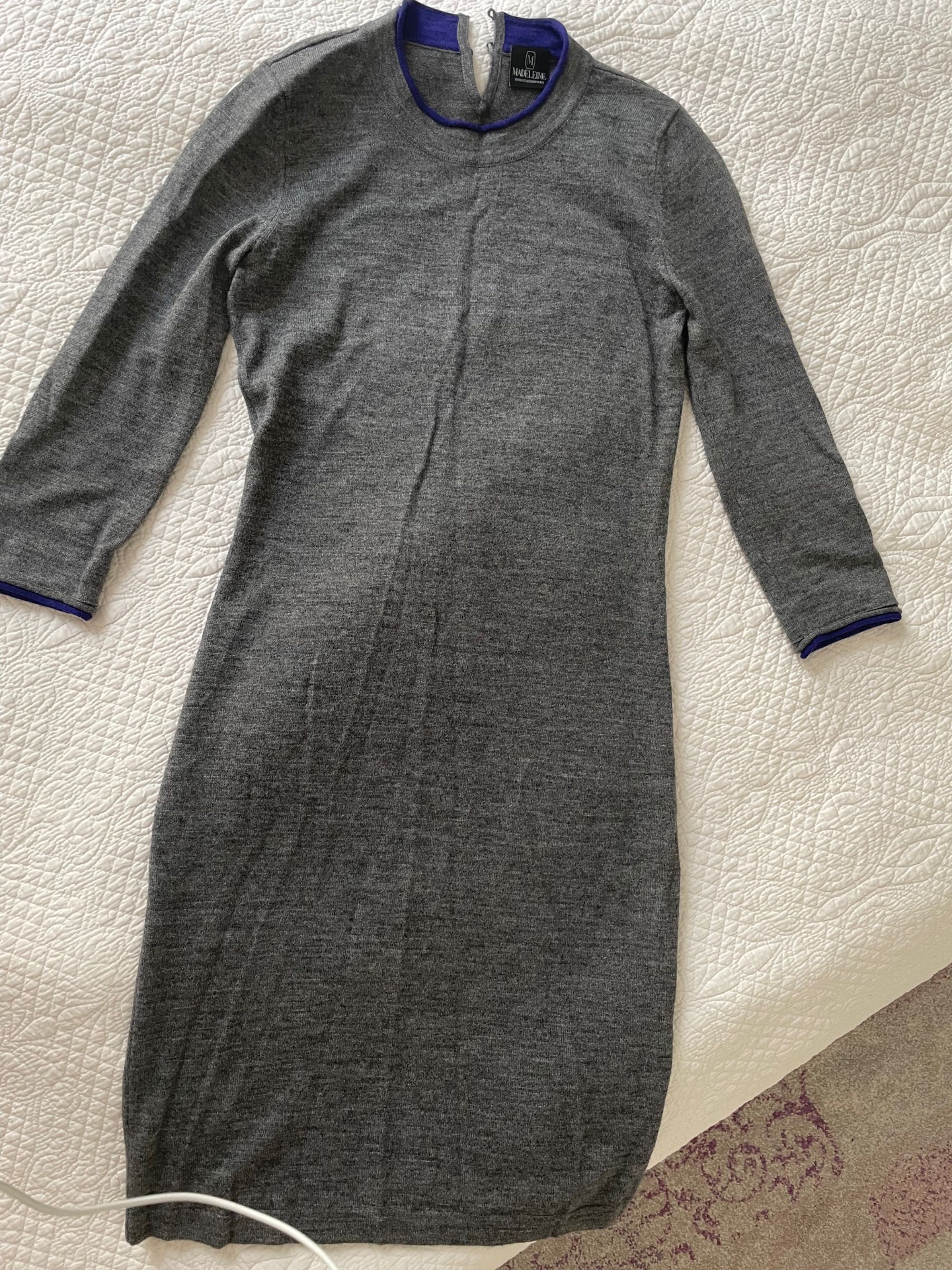Платье от Madeleine (Европа) шерстяное и трикотажное на подкладке XS
