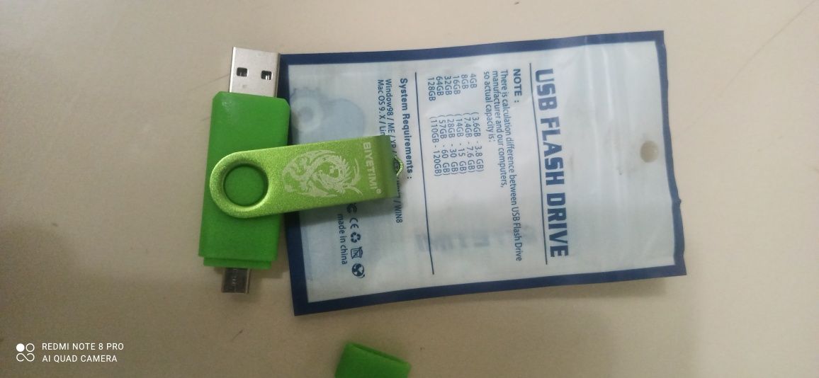 Продаю USB-флеш-накопитель Biyetimi, 64ГБ, Dargon