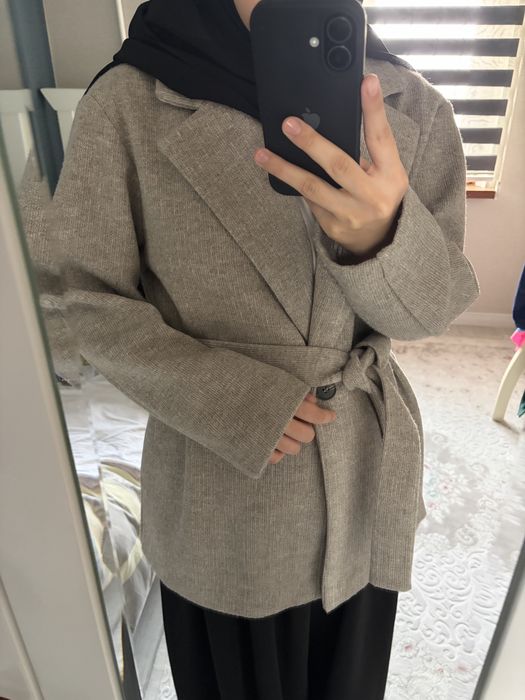 Zara оригинал пиджак из шерсти