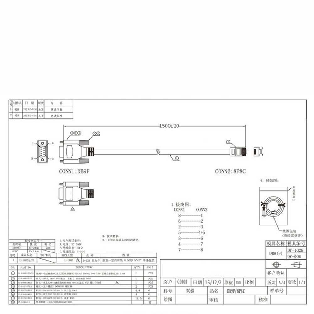 Для мини-АТС. Кабель-переходник LAN/RS232 (Com)