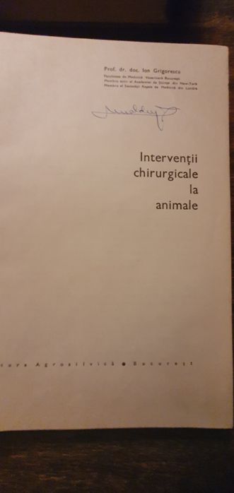 Cărți de specialitate domeniul veterinar