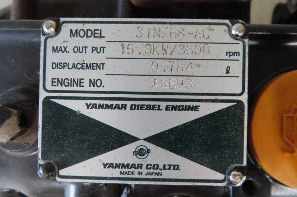 Motor Yanmar 3TNE68-AC second hand