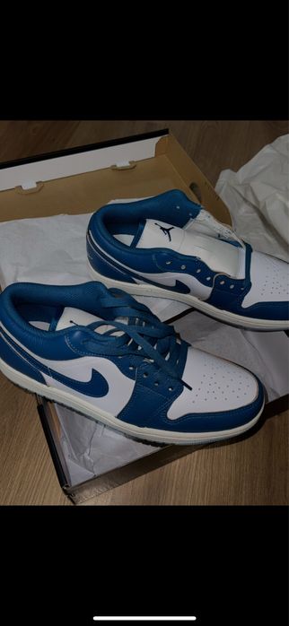 Nike dunk синего цвета