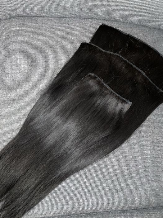 Индийска коса на треса със щипки