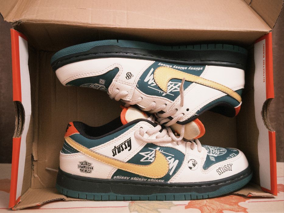 Кроссовки nike sb stussy