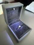 Inel Logodna - Aur alb 18K / Diamant