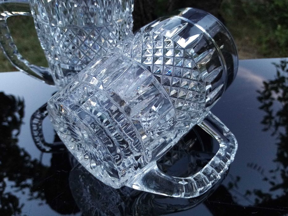 * Bohemia * - 2 бр. кристални халби - нови !