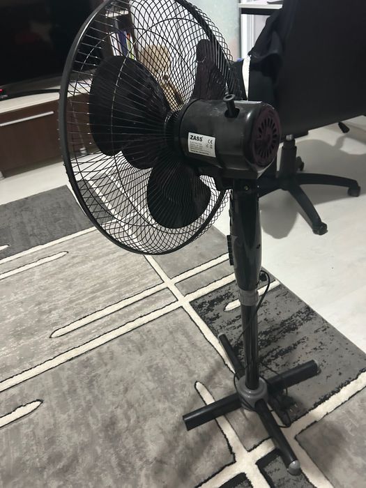 Ventilator cu picior ZASS - Stare Impecabilă (Aproape Nou)