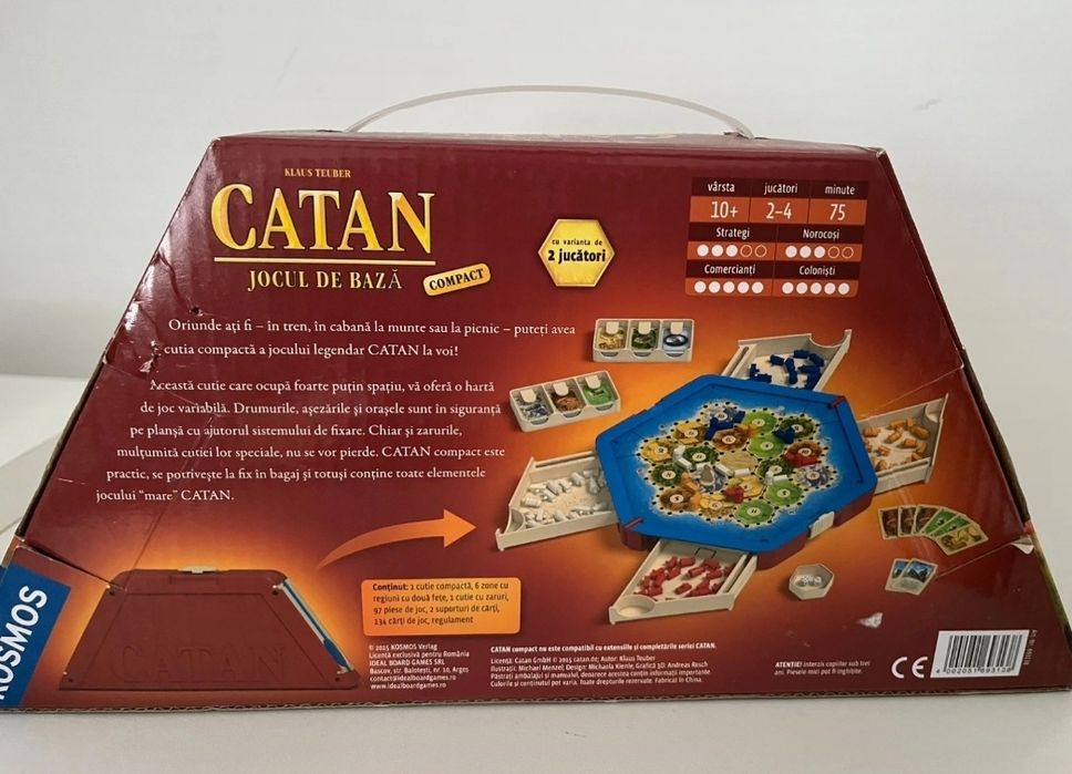 Catan Compact, 2-4 persoane, ca NOU