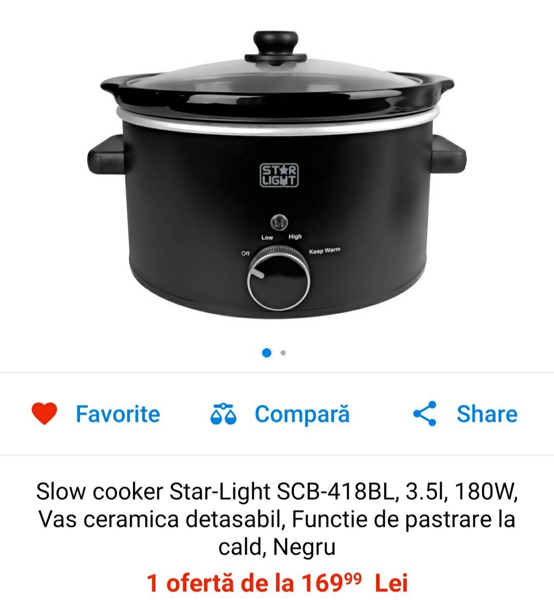 Slow cooker Star Light