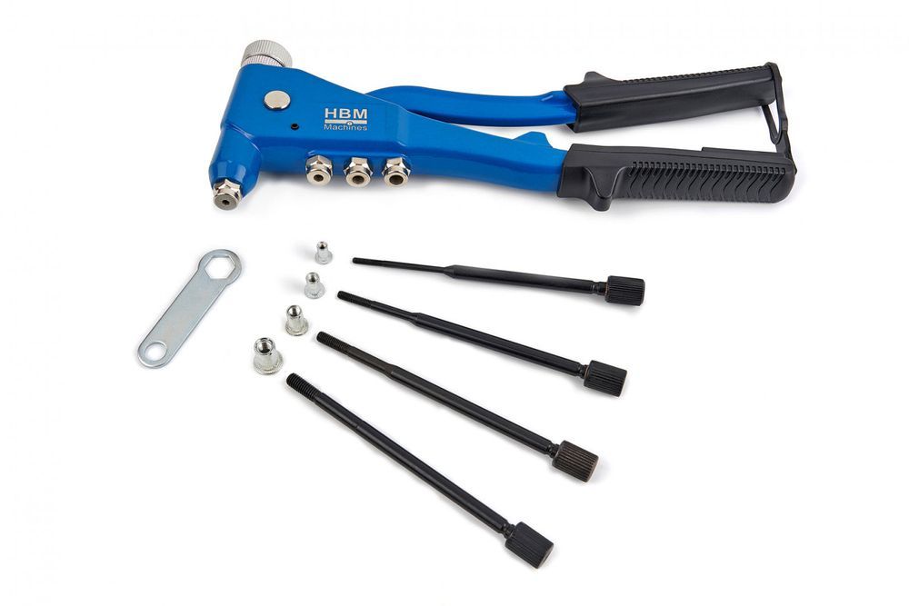 Set cleste pentru nituit piulite m3-m6 106 piese hbm machines olanda