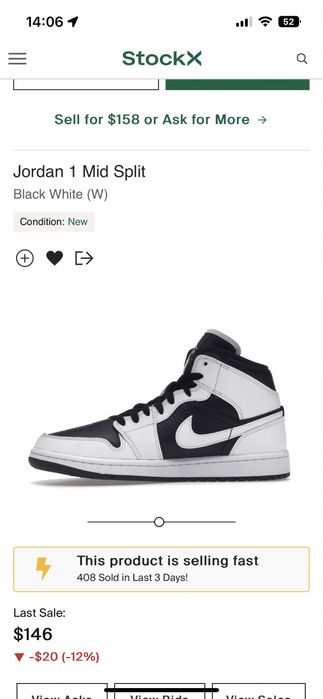 Nike jordan 1 mid split