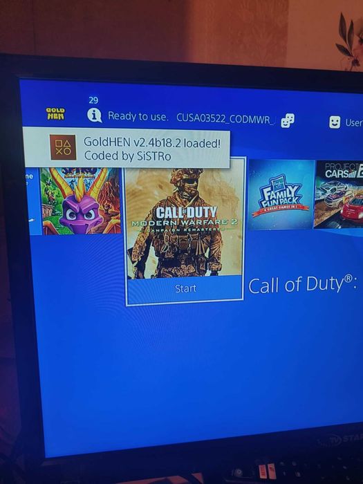 С ГАРАНЦИЯ 1Г PlayStation 4 Pro SW 9.00 GoldHEN PS4 1TB профилактиран