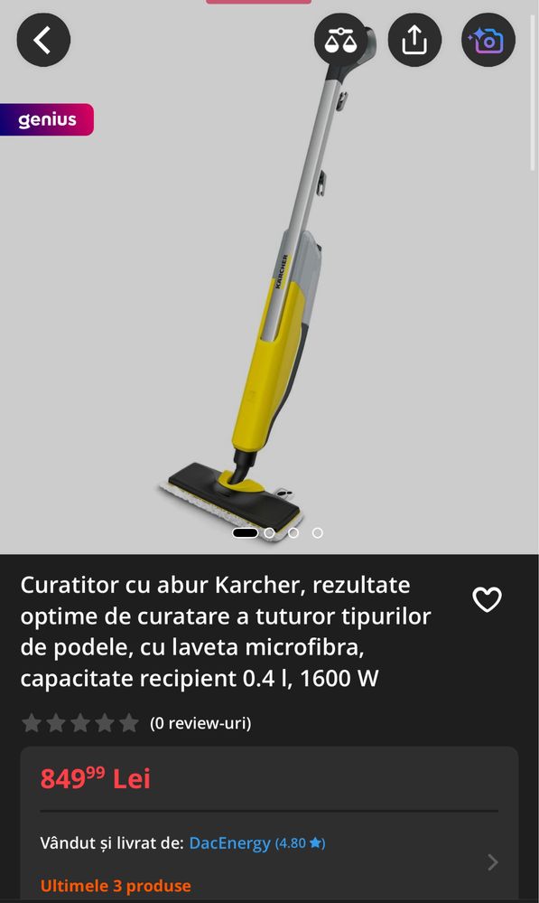 Karcher Mop cu abur