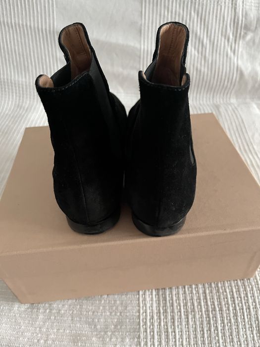 Ghetute Musette din piele intoarsa