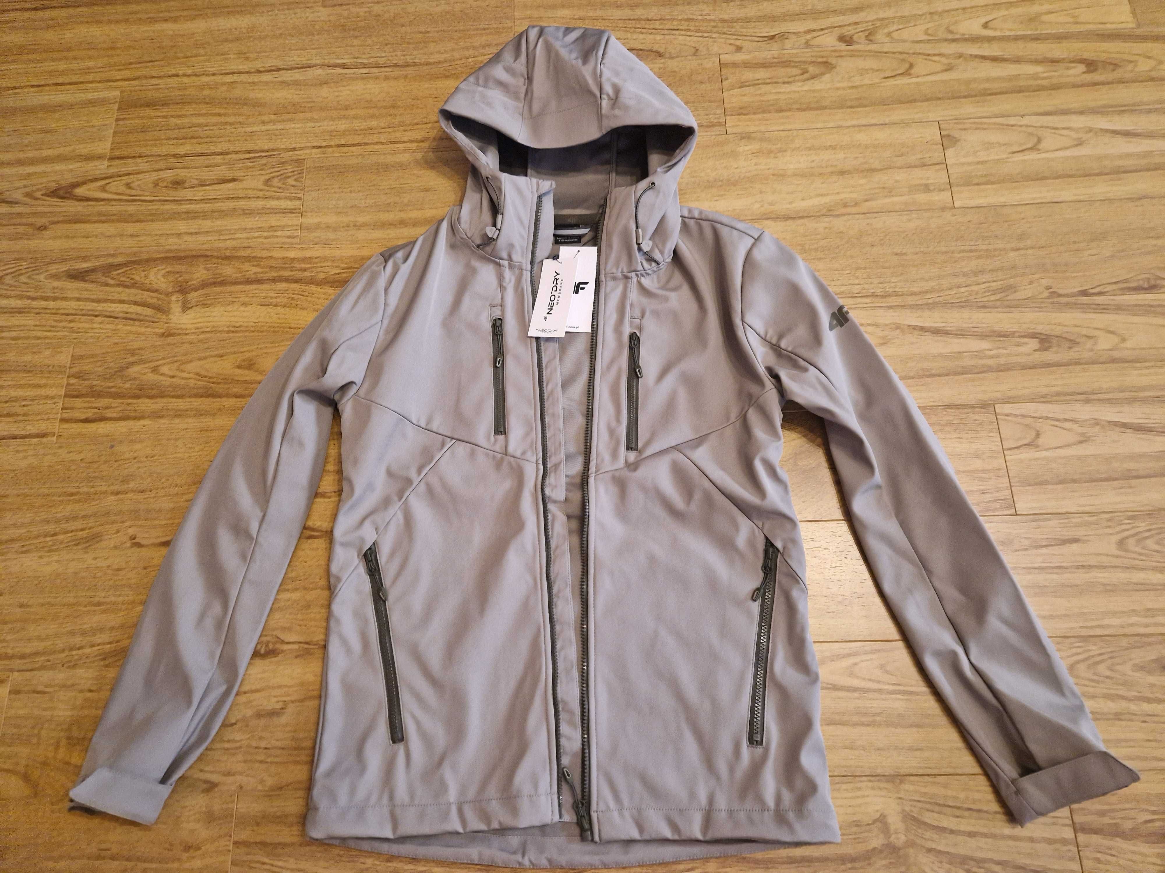 Geaca ploaie softshell 4F Neodry, 8k waterproof, vant,noua,cu etichete