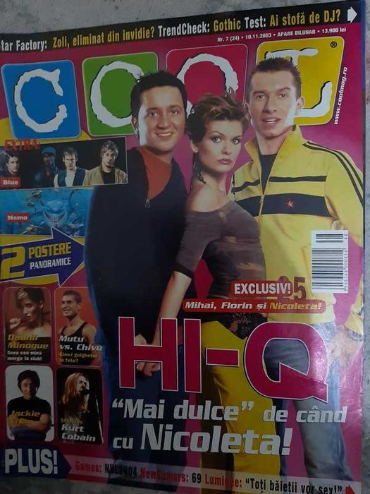 Revista Cool cu Hi-q pe coperta nr.7/ 2003