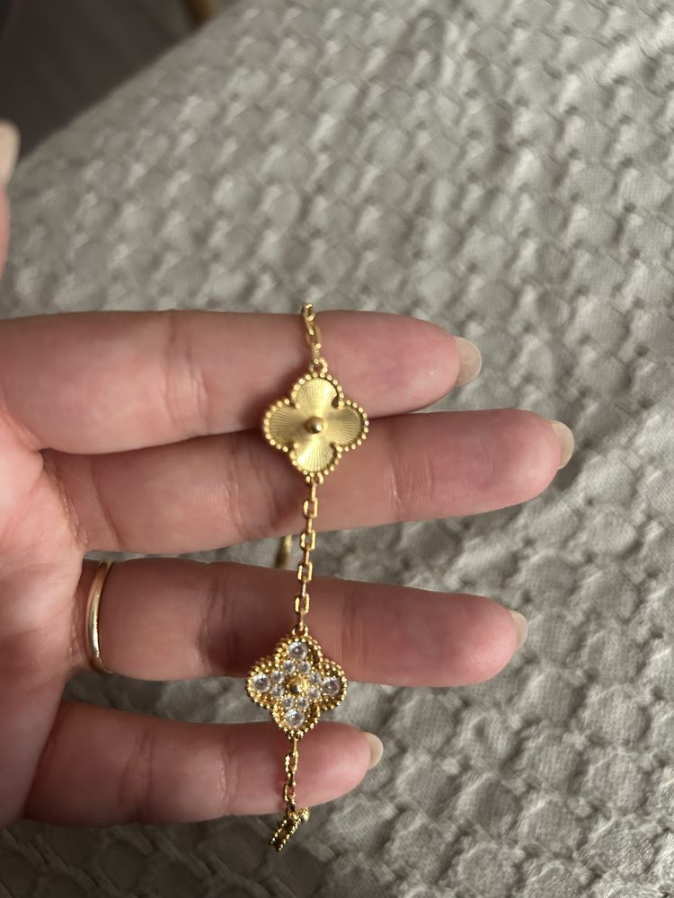Сребърна гривна  Van Cleef