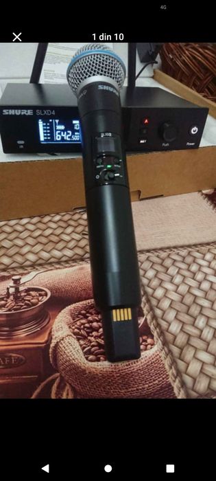 Microfon wireless shure SLX d digital made in Mexic. Impecabil