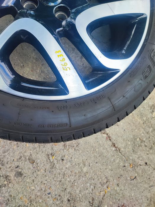Vînd set roți aliaj pe 17' renault captur