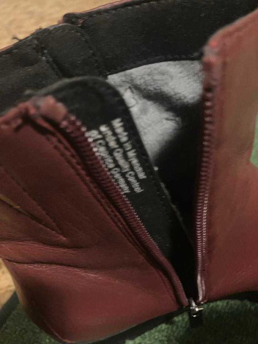 Caprice дамски боти, цвят Bordeaux Nappa, размер 40 EU