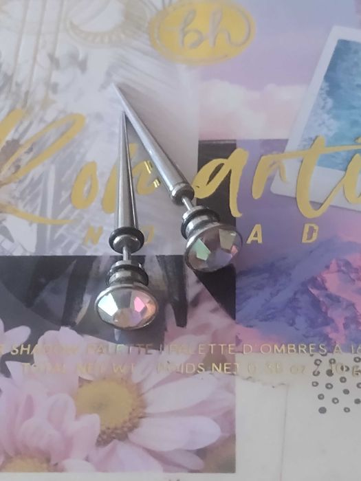 Обеци имитация на флеш