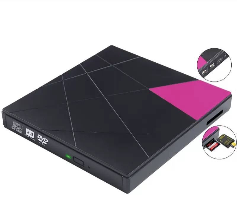 Внешний dvd встроенный картридер 3.0 micro sd sd