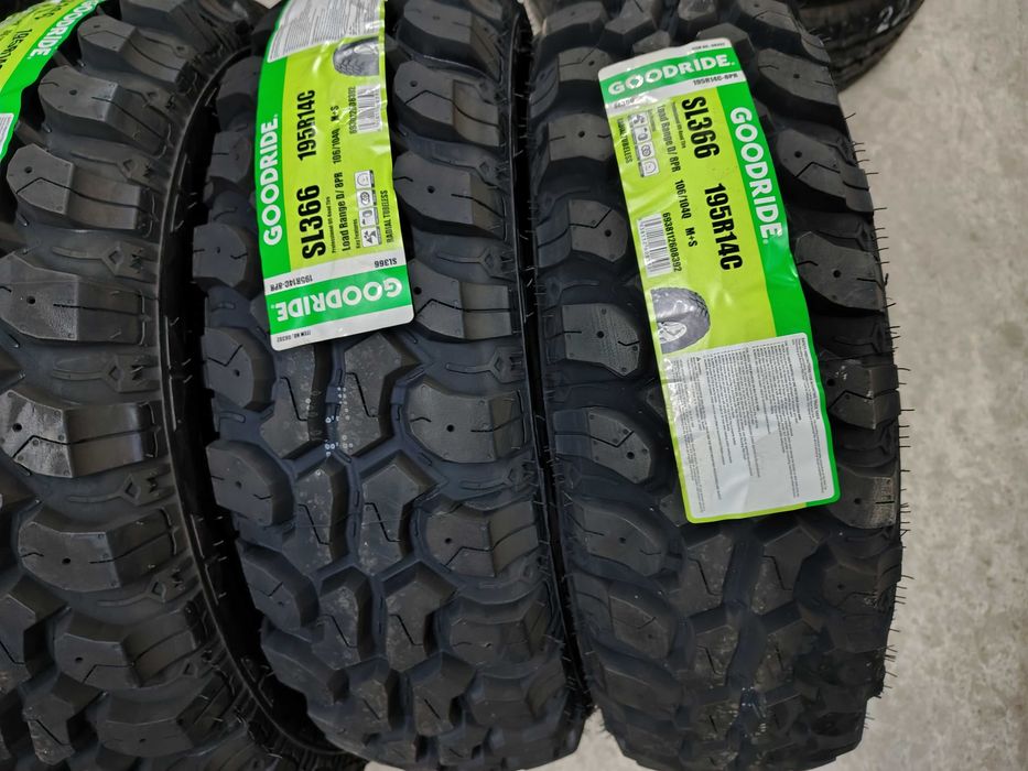 4бр.НОВИ ГУМИ ЗА КАЛ GOODRIDE 195 80 14 DOT23 цена за брой