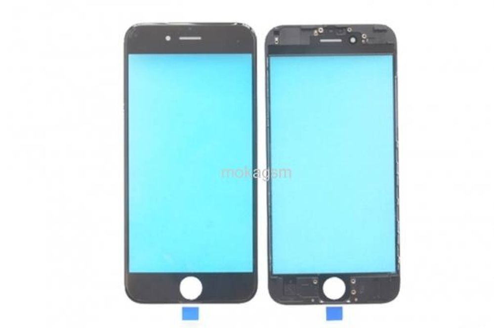 Geam cu rama si Oca pentru Iphone 6s Plus Negru