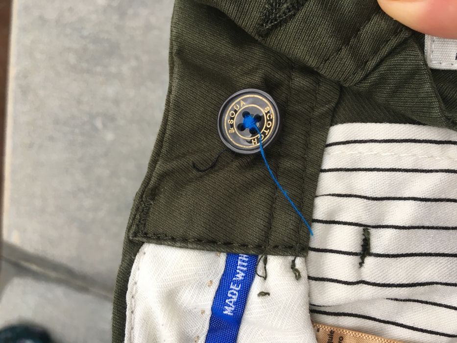 Органичен памук прав панталон Scotch & Soda