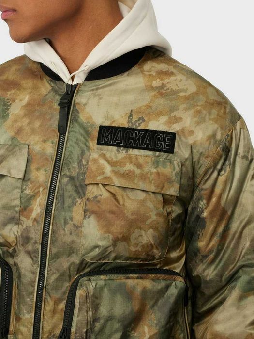 Mackage Baxter Camo Down Bomber Jacket бруталното яке - М и L