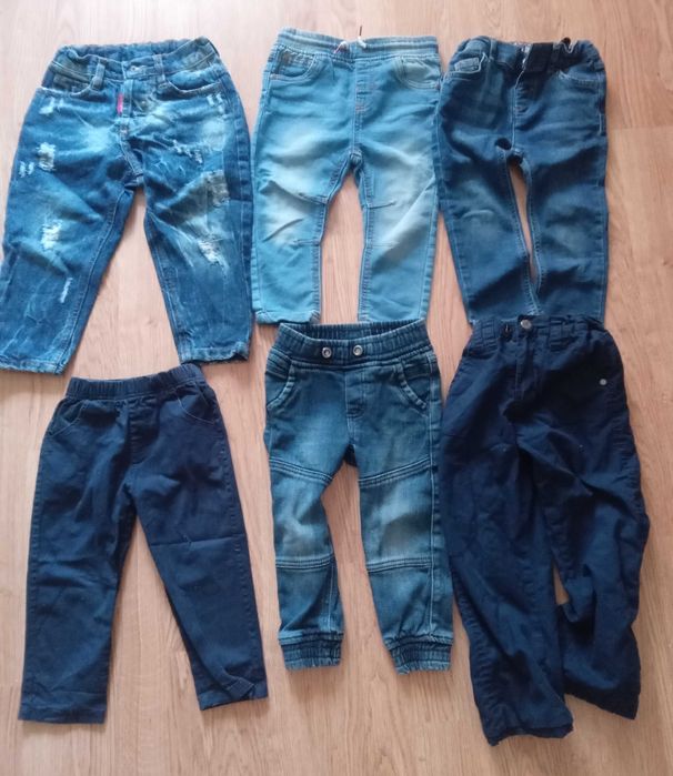 Lot pantaloni 6 bucăți  bebe 86/92