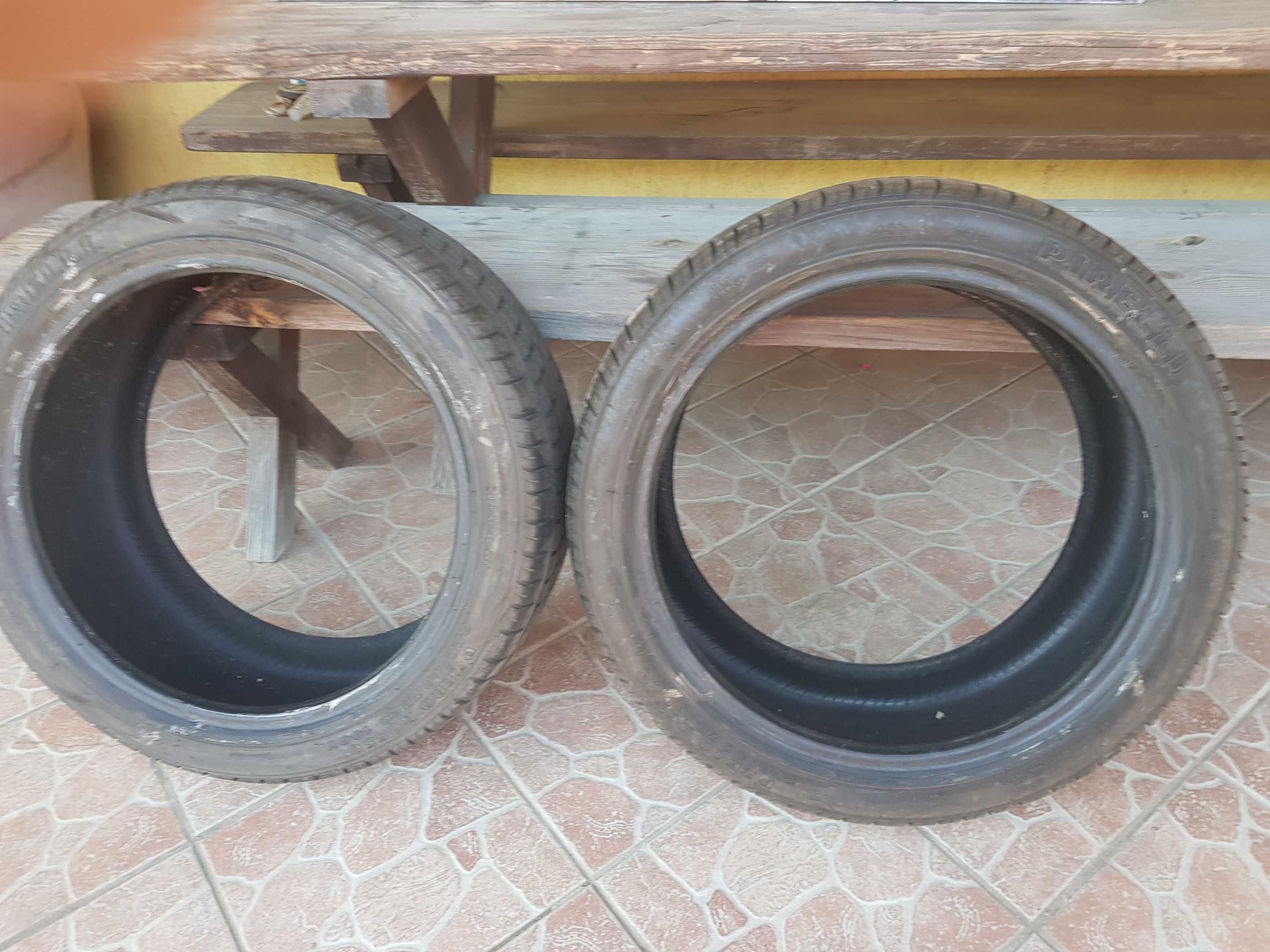 2 Pneuride vaară,  second hand Pirelli 255/40/ZR 19 - 100Y A6