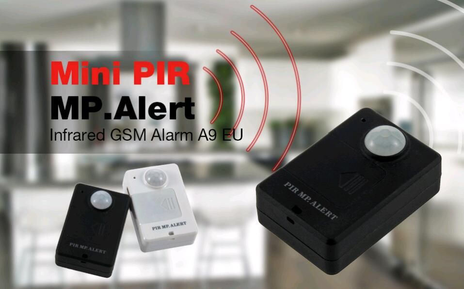 Microfon spion cu senzor detectare miscare si alarma GSM A9