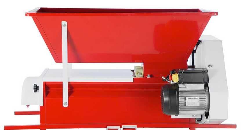 Desciorchinator struguri cu motor MODEL NOU DMC-191, separator inox