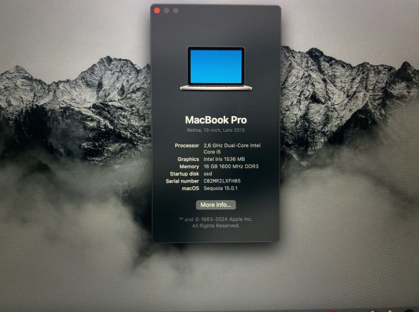 Macbook Pro 2013