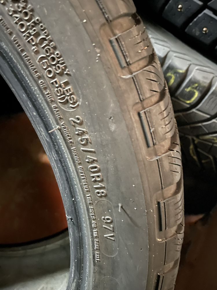 Продам шины 245/40 R18 покрышки резина колеса