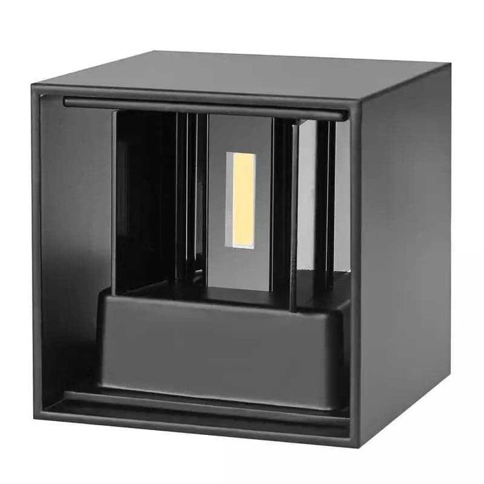 Aplica perete exterior CUBE, fascicul iluminare reglabil