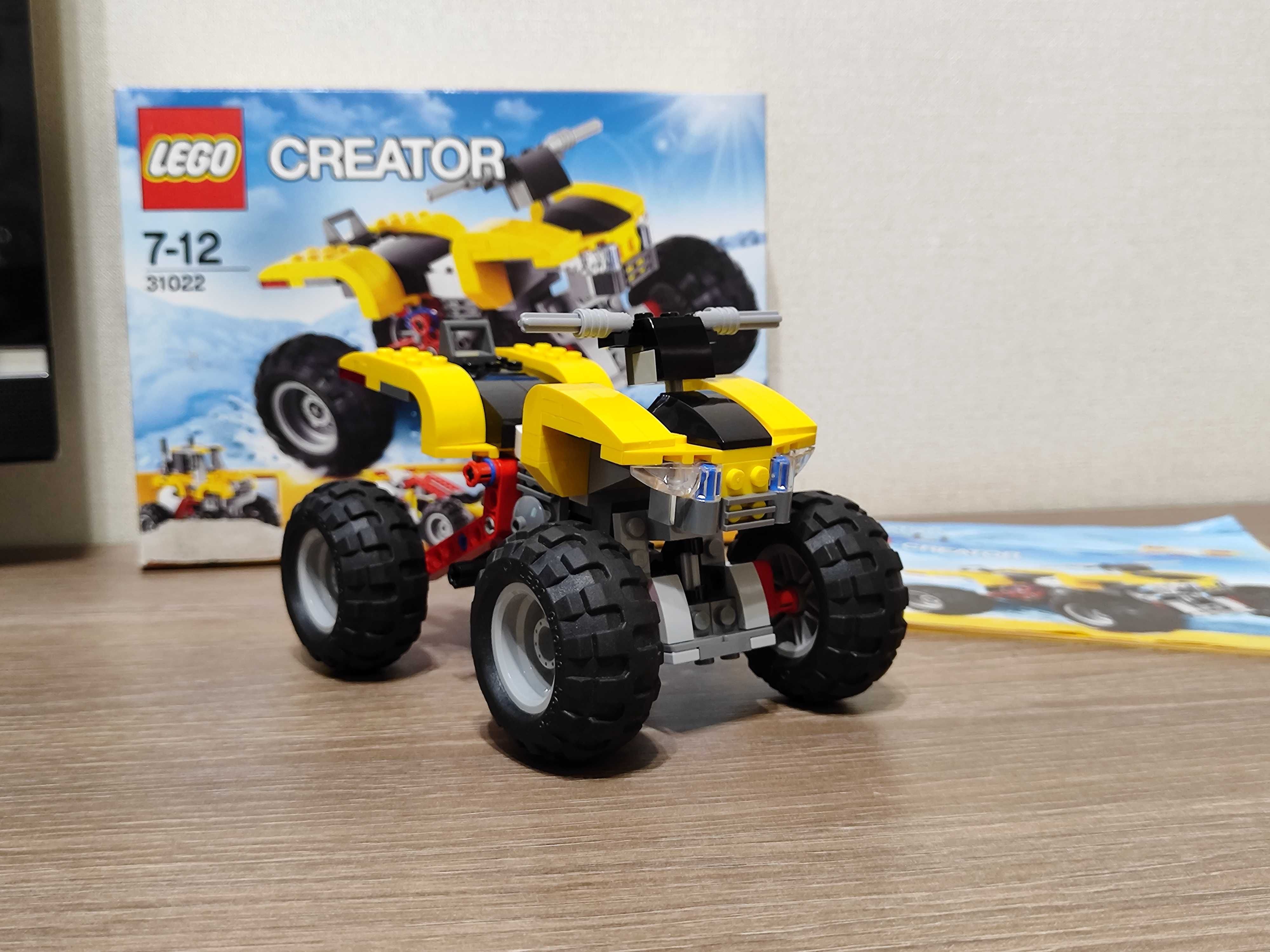 LEGO Квадроцикл Конструктор (3 в 1) LEGO Creator 31022