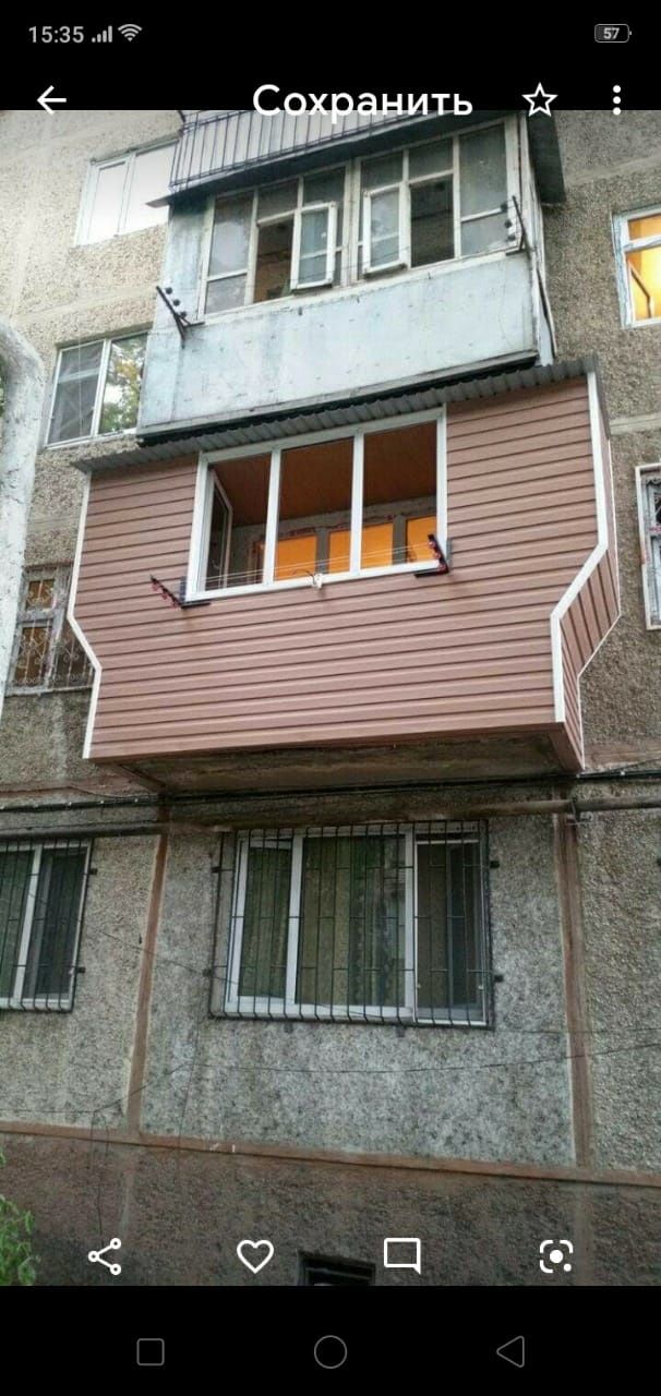 Обшивка и утепление балкона и лоджии