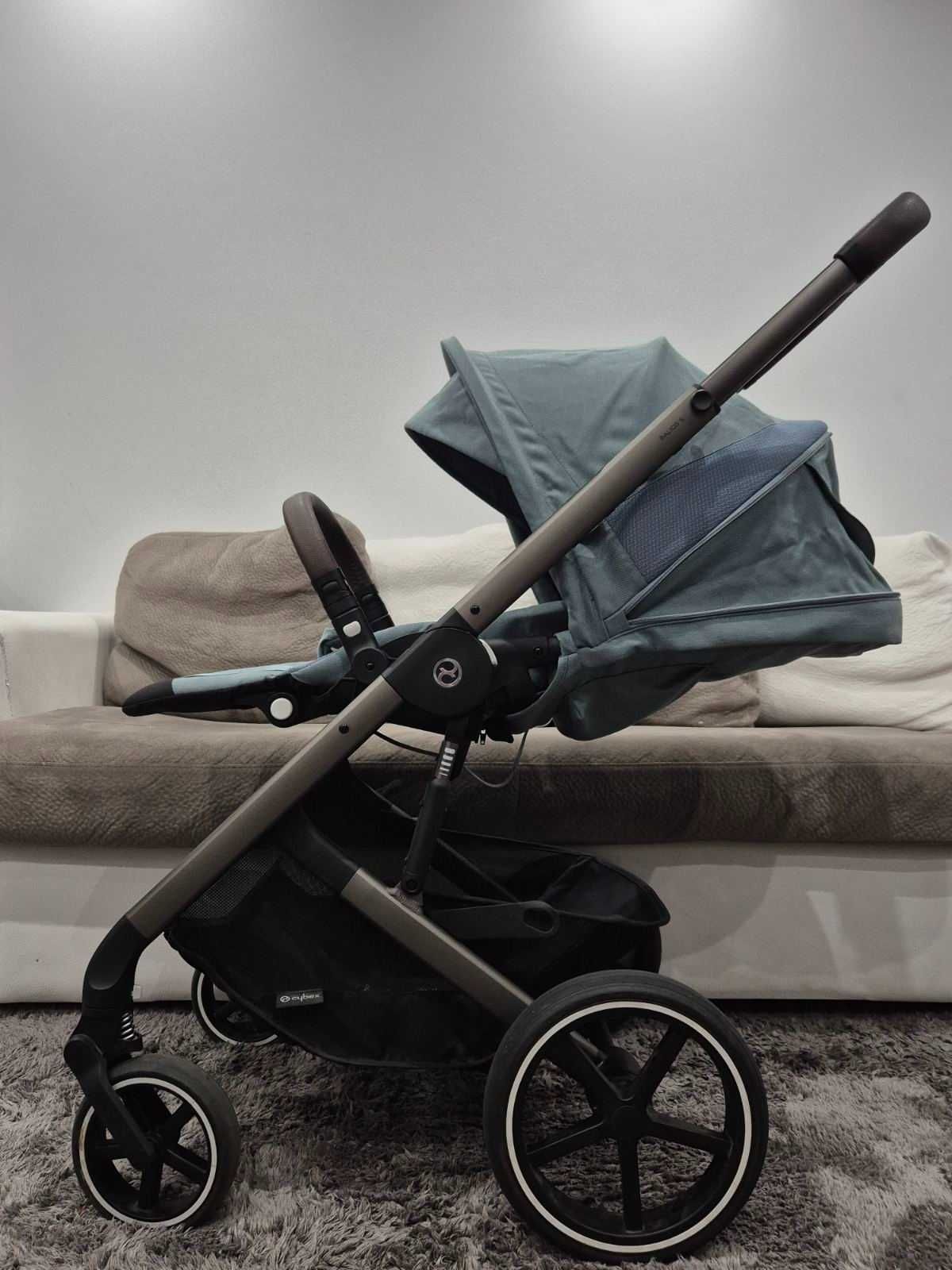 Cybex Balios S Lux Sky Blue Комбинирана бебешка количка 2в1